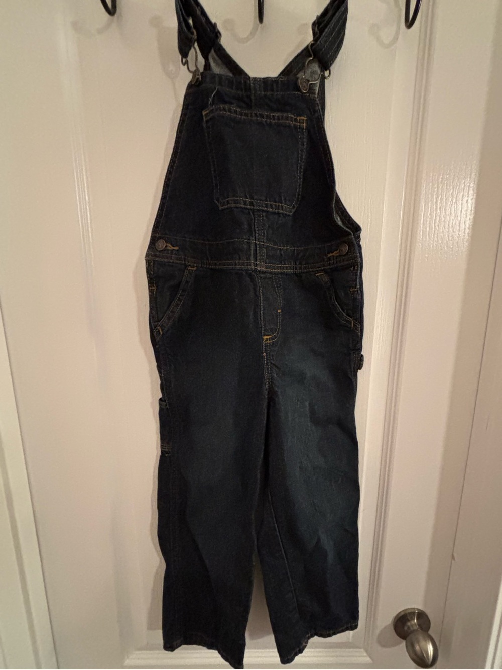 Wrangler Dark Denim Overalls Size 5T
